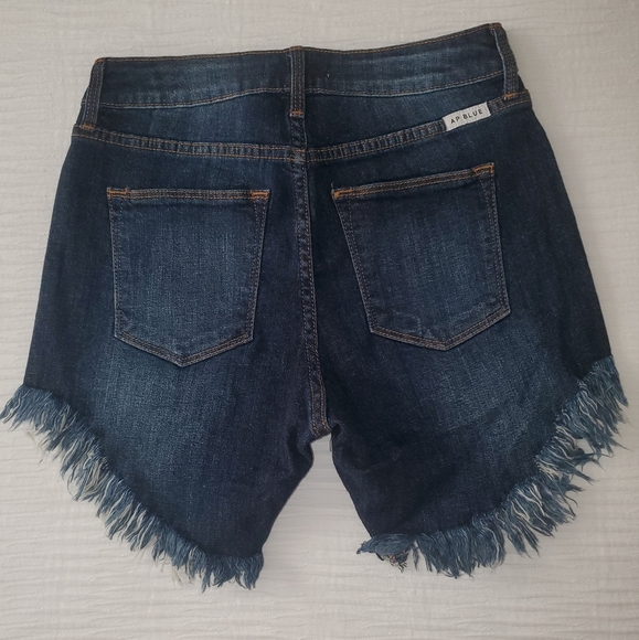 High waist ripped denim  shorts size M - Picture 3 of 3